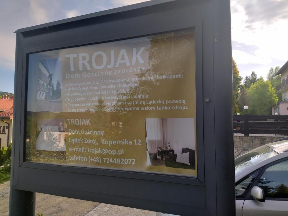 Pensjonat Trojak Lądek-Zdrój Kültér fotó